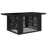 vidaXL Tuinbank Set 13 pcs poly rattan