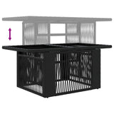 vidaXL Tuinbank Set 13 pcs poly rattan