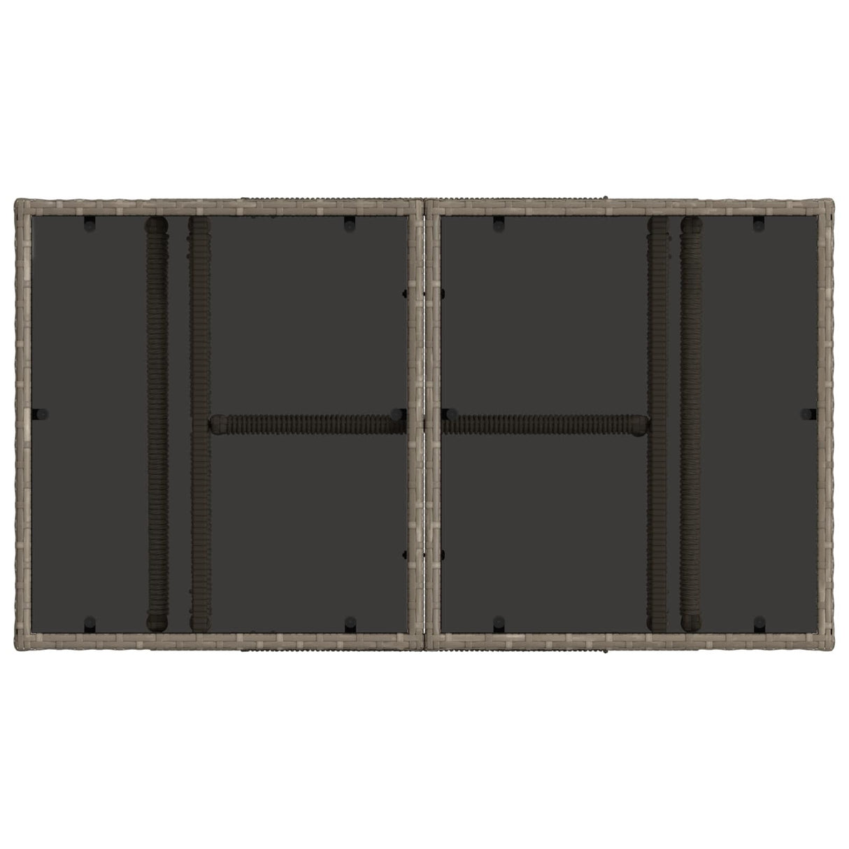 vidaXL Garden Sofa Set 12 pcs Black and Cream White poly rattan