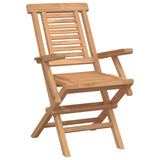 vidaXL 3-Piece Garden Dining Set Brown Solid Teak Wood