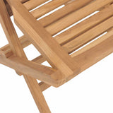 vidaXL 3-Piece Garden Dining Set Brown Solid Teak Wood