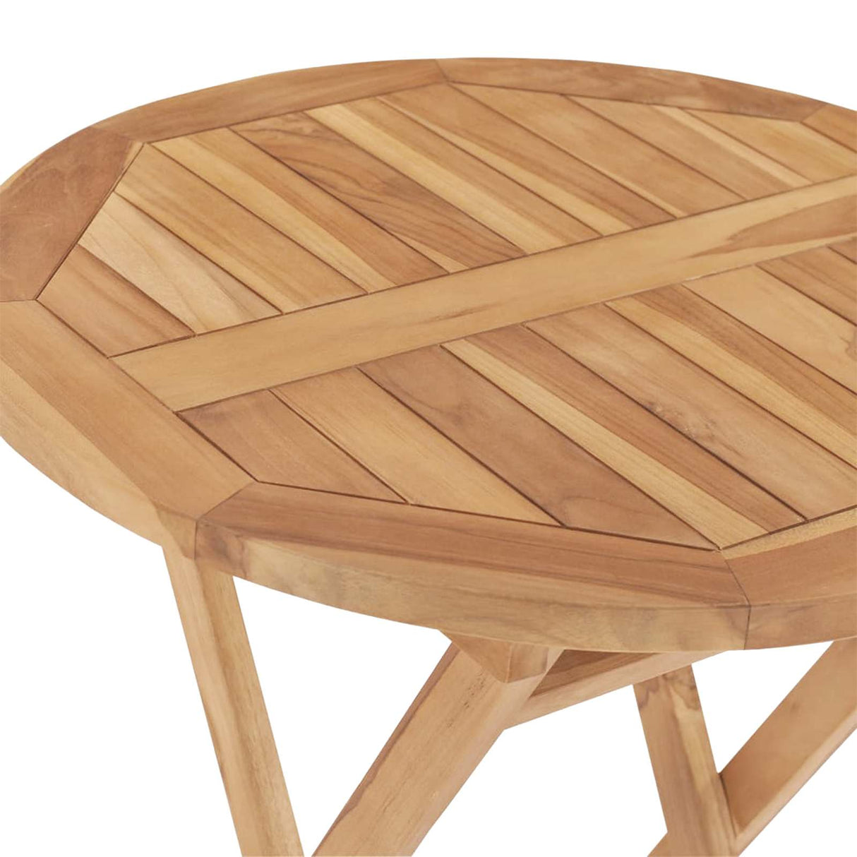 vidaXL 3-Piece Garden Dining Set Brown Solid Teak Wood