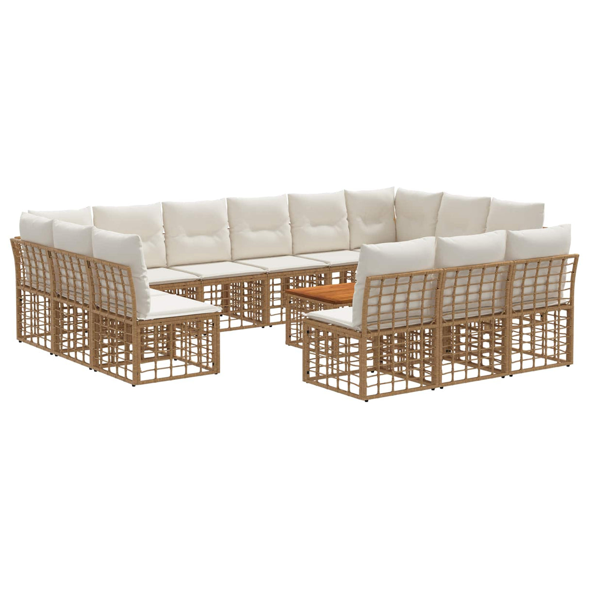 vidaXL Buiten bank set Zwart en Donker Grijs Polyester