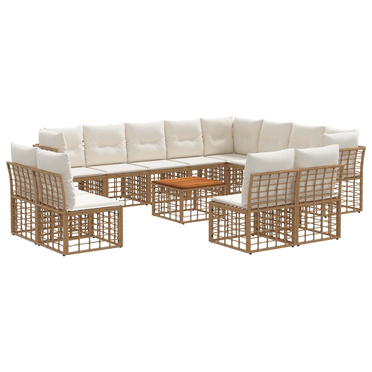 vidaXL Buiten bank set Zwart en Donker Grijs Polyester