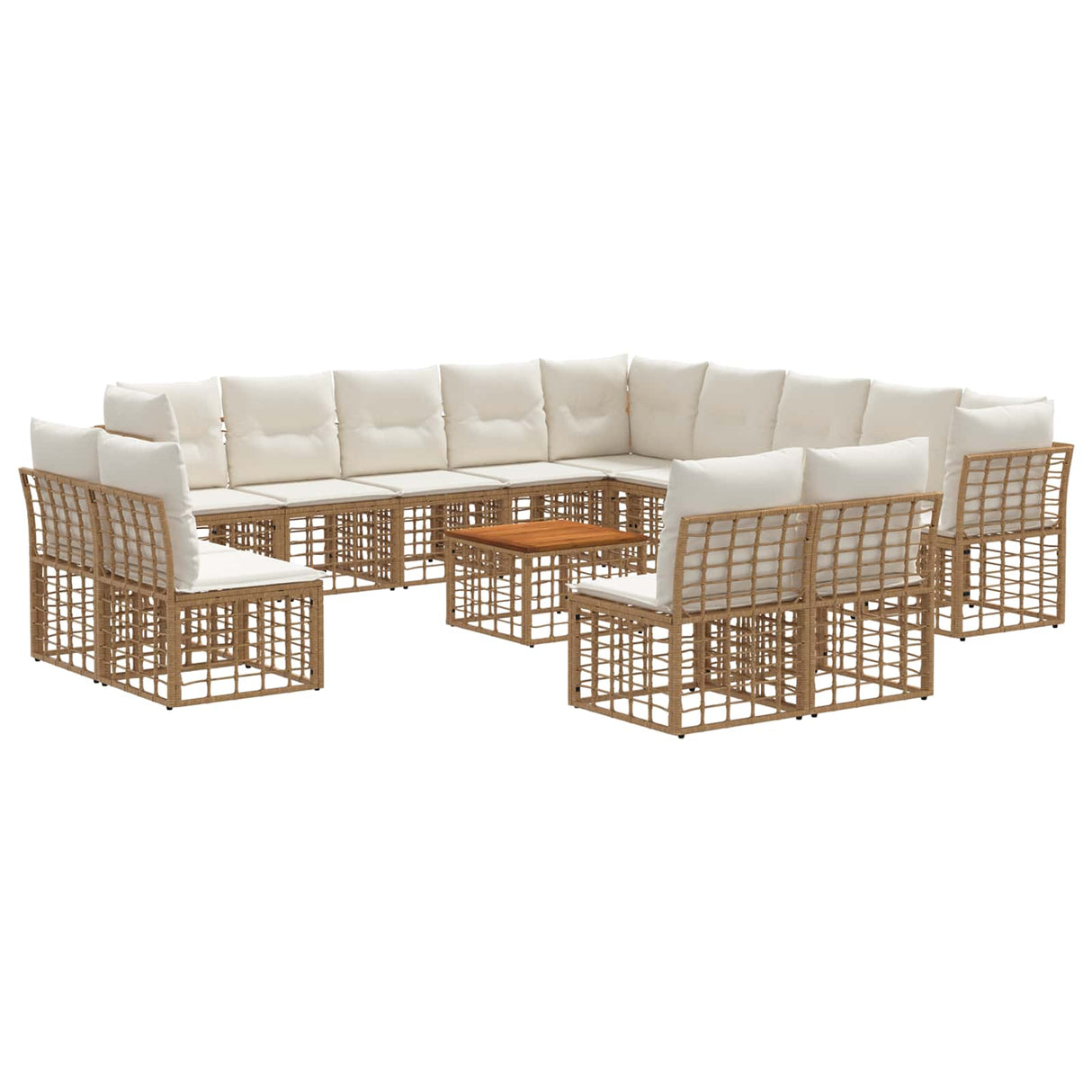 vidaXL Buiten bank set Zwart en Donker Grijs Polyester
