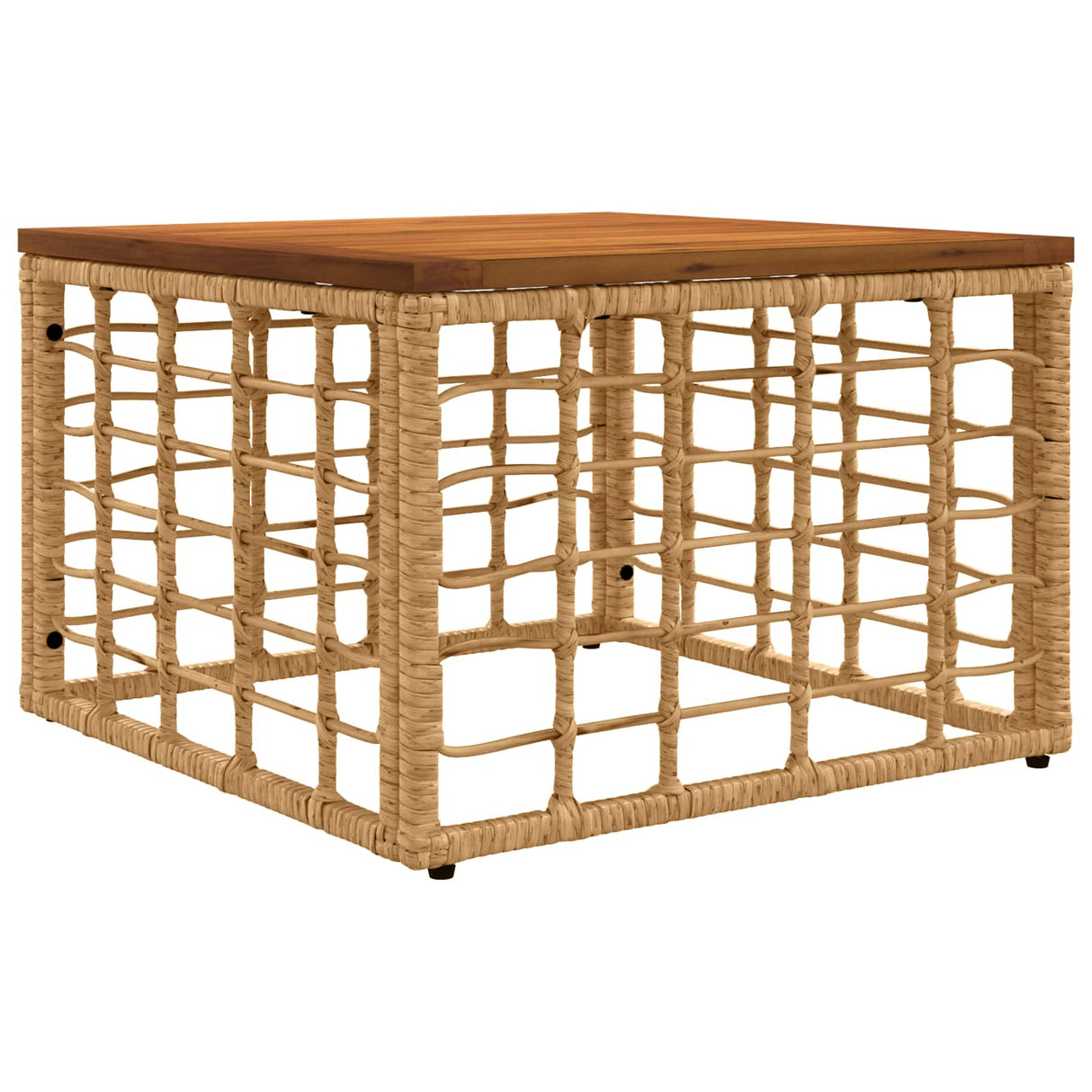 vidaXL Buiten bank set 8 st Zwart en Donker Grijs poly rattan