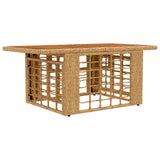 vidaXL Tuinbank Set 7 st Zwart en Donkergrijs poly rattan
