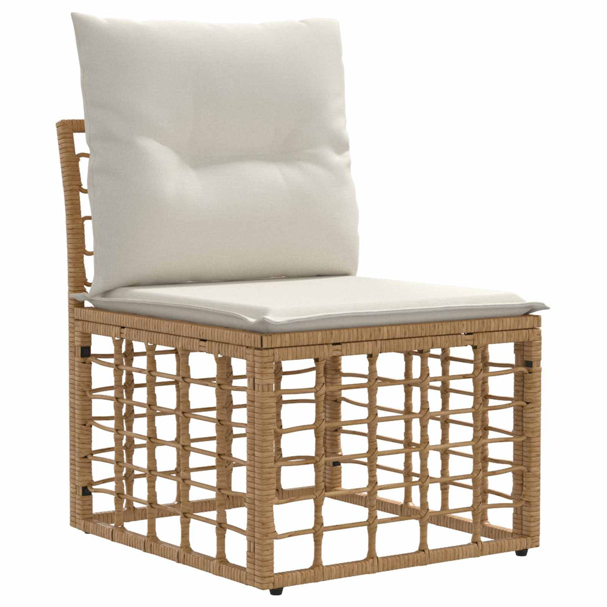 vidaXL Tuinbank Set 11 st Zwart en Donkergrijs poly rattan
