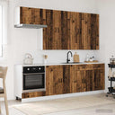 vidaXL Kitchen Set PORTO 8 pcs White Engineered Wood