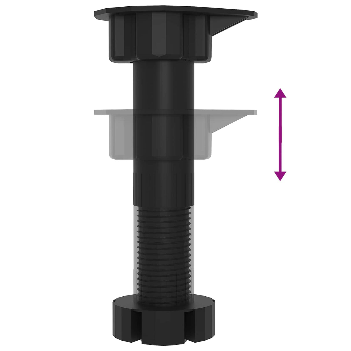 vidaXL Keukenblok LYON 5 pcs Wit Bewerkt hout