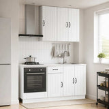 vidaXL Kitchen Unit LUCCA 5 pcs Engineered Wood White