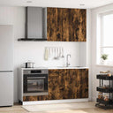 vidaXL Kitchen Unit LUCCA 5 pcs Engineered Wood White