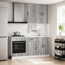 vidaXL Kitchen Unit LUCCA 5 pcs Engineered Wood White