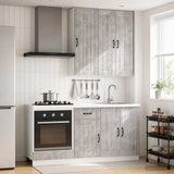 vidaXL Kitchen Unit LUCCA 5 pcs Engineered Wood White