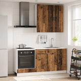 vidaXL Kitchen Unit LUCCA 5 pcs Engineered Wood White