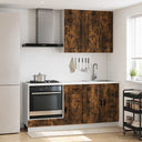 vidaXL Kitchen Block PORTO 5 pcs White Engineered wood