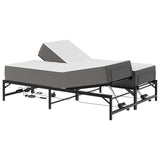 vidaXL Electric Adjustable Bed Frame Black 120 x 190 cm Steel