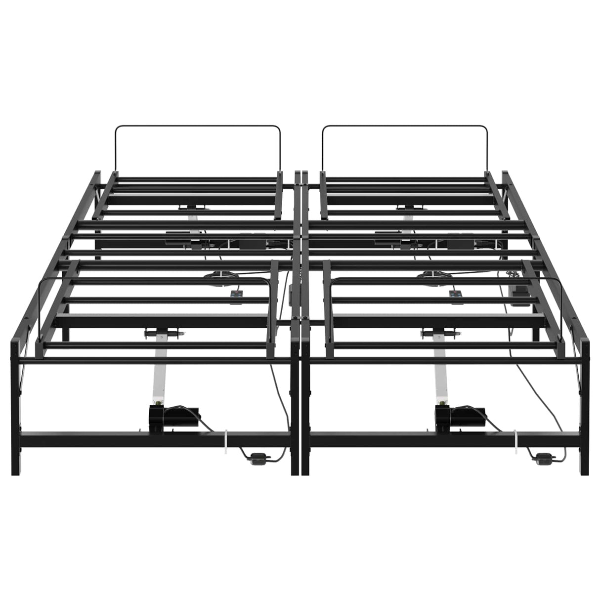 vidaXL Electric Adjustable Bed Frame Black 120 x 190 cm Steel