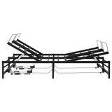 vidaXL Electric Adjustable Bed Frame Black 120 x 190 cm Steel