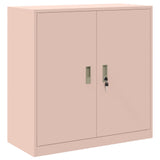 vidaXL Opbergkast 2 st Zwart 90 x 40 x 130 cm Staal Vergrendelbaar