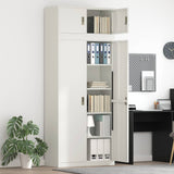 vidaXL Opbergkast 2 st Zwart 90 x 40 x 130 cm Staal Vergrendelbaar