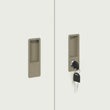 vidaXL Storage Cabinet 2 pcs Pink 90 x 40 x 160 cm Steel Lockable