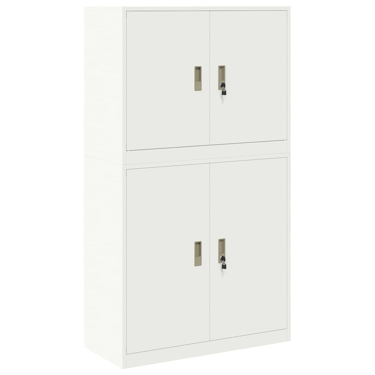 vidaXL Storage Cabinet 2 pcs Pink 90 x 40 x 160 cm Steel Lockable