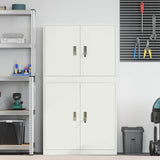 vidaXL Storage Cabinet 2 pcs Pink 90 x 40 x 160 cm Steel Lockable