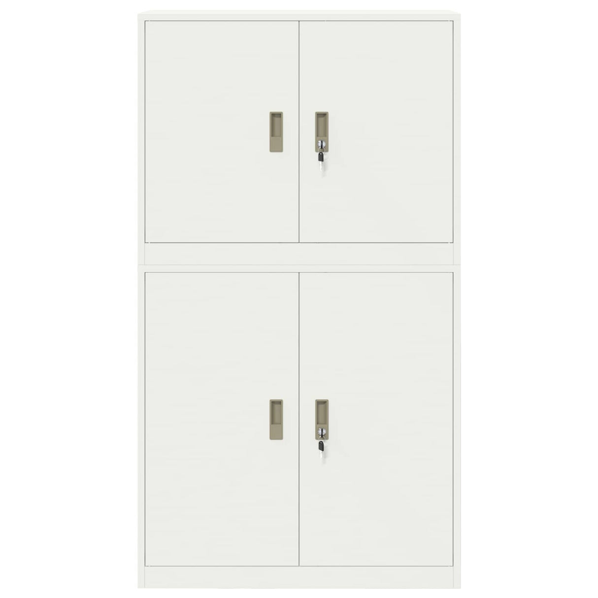 vidaXL Storage Cabinet 2 pcs Pink 90 x 40 x 160 cm Steel Lockable