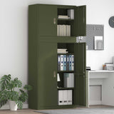 vidaXL Storage Cabinet 2 pcs Pink 90 x 40 x 160 cm Steel Lockable