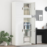 vidaXL Storage Cabinet 2 pcs Pink 90 x 40 x 160 cm Steel Lockable