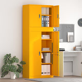 vidaXL Storage Cabinet 2 pcs Pink 90 x 40 x 160 cm Steel Lockable