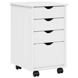 vidaXL Bureau kast set 2 st HoningBruin Massief grenenhout