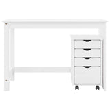 vidaXL Bureau kast set 2 st HoningBruin Massief grenenhout