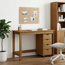 vidaXL Bureau kast set 2 st HoningBruin Massief grenenhout