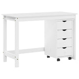 vidaXL Bureau kast set 2 st HoningBruin Massief grenenhout