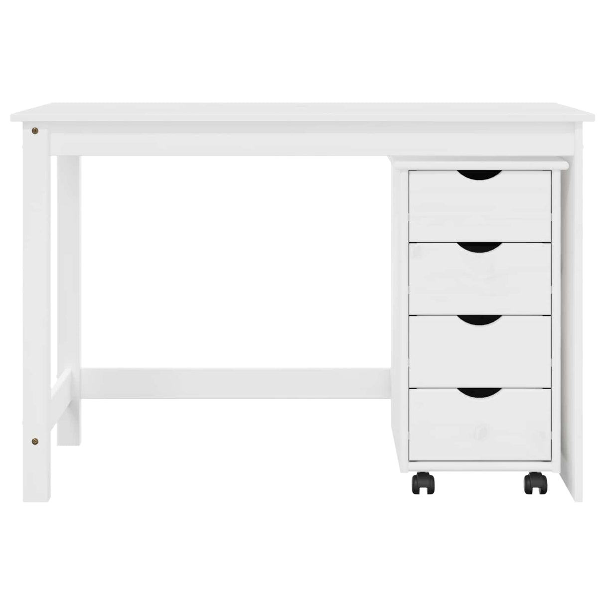 vidaXL Bureau kast set 2 st HoningBruin Massief grenenhout