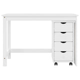 vidaXL Bureau kast set 2 st HoningBruin Massief grenenhout