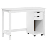 vidaXL Desk cabinet set 2 pcs Honey Brown Solid pine wood