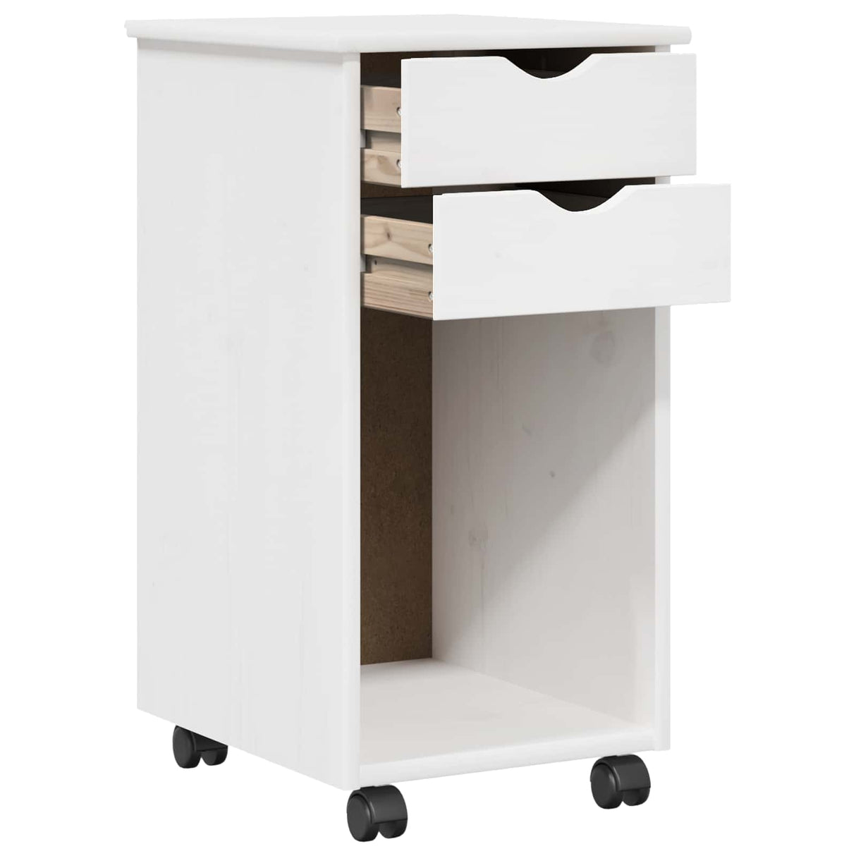 vidaXL Desk cabinet set 2 pcs Honey Brown Solid pine wood