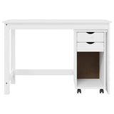 vidaXL Desk cabinet set 2 pcs Honey Brown Solid pine wood