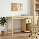 vidaXL Desk cabinet set 2 pcs Honey Brown Solid pine wood