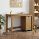 vidaXL Bureau kast set 2 st HoningBruin Massief grenenhout