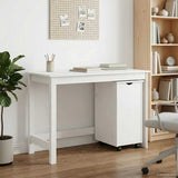 vidaXL Bureau kast set 2 st HoningBruin Massief grenenhout