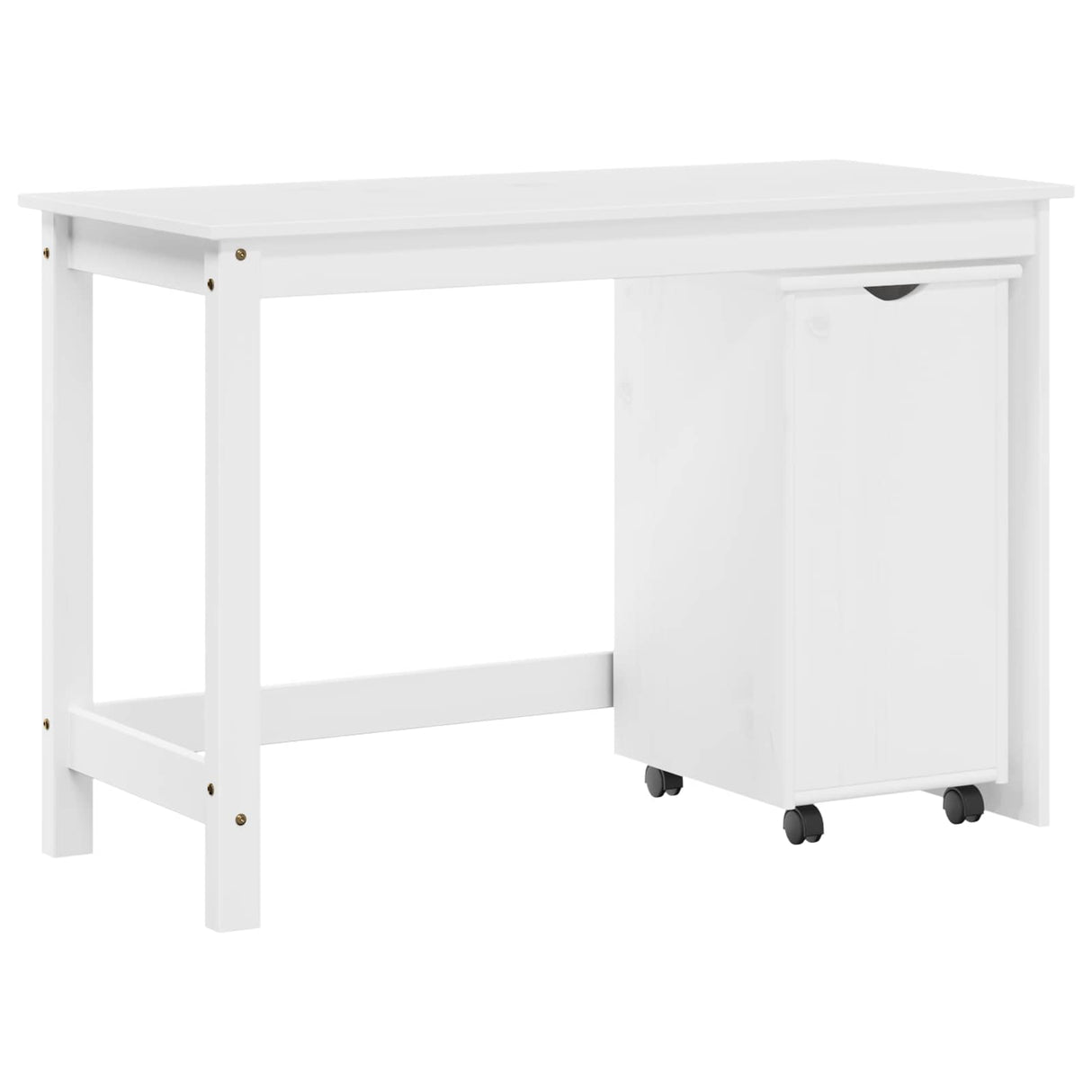 vidaXL Bureau kast set 2 st HoningBruin Massief grenenhout