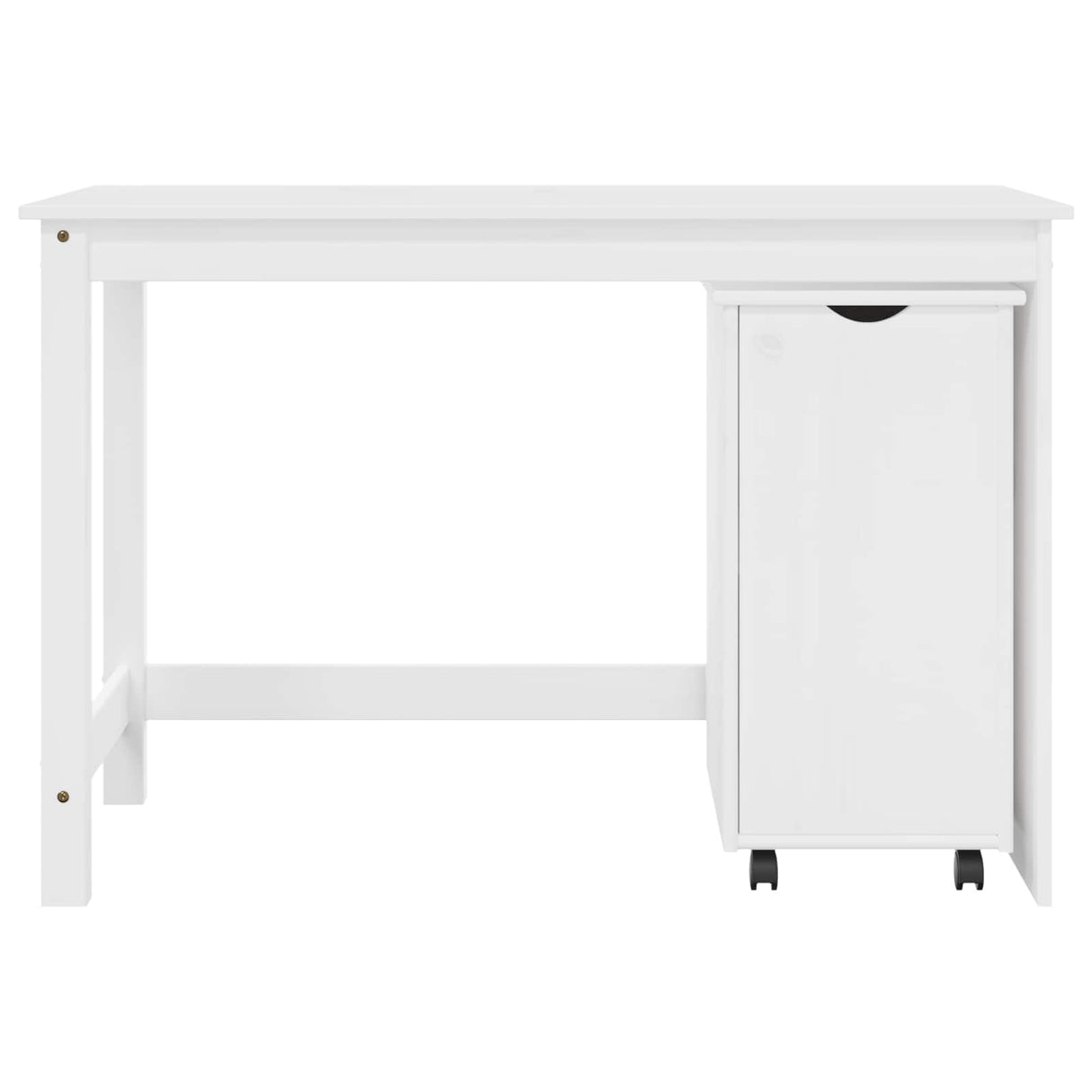 vidaXL Bureau kast set 2 st HoningBruin Massief grenenhout