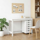 vidaXL Bureau en rolkast set MOSS 2 pcs HoningBruin