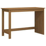 vidaXL Bureau en rolkast set MOSS 2 pcs HoningBruin