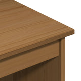 vidaXL Bureau en rolkast set MOSS 2 pcs HoningBruin
