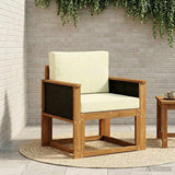 vidaXL Buiten bank set Massief Acacia Hout Naturel